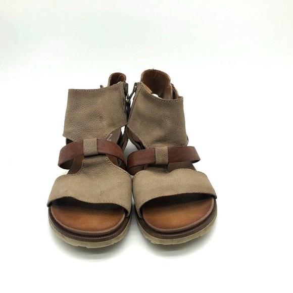 Miz Mooz Brown and Tan Sandals Tamsyn - Picture 7 of 16